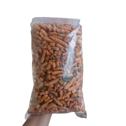 

2 Kg Basreng Stik Pedas Daun Jeruk - Snack Makanan Ringan - Food Cemilan Kerang Makaroni Sotong