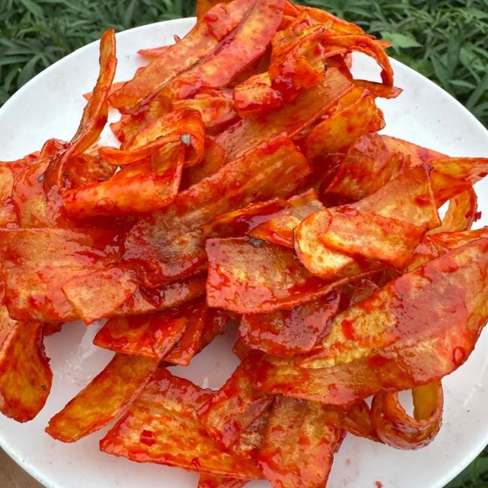 

Keripik Pisang Sambal Tumis Pedas Manis Bumbu Basah 450 Gram