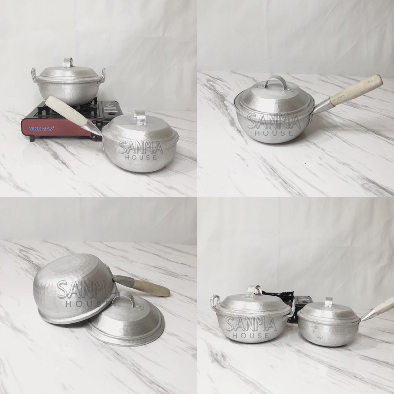 HJE [Sanma] Panci Mie Panci Garut Tebal Panci Susu Panci Set