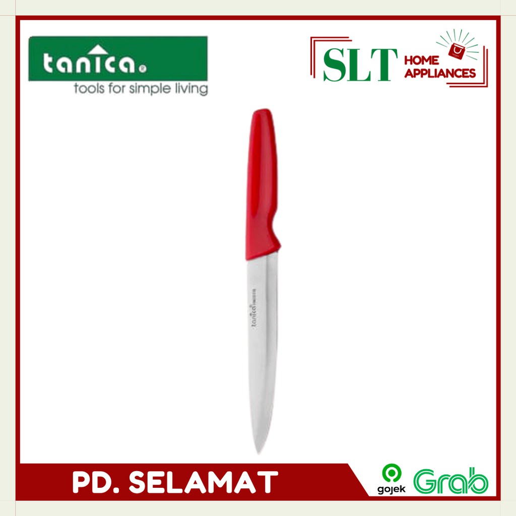 HJE Tanica Pisau 0217 Slicer / Slicing knife pisau iris tanica 7" Pisau daging Pisau Dapur PISAU