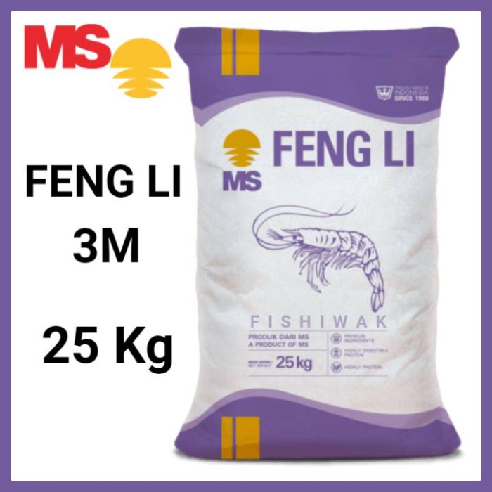 Ready Stock Fengli 3L Karungan 25Kg - Fengli Platinum 3L Feng Li Pakan Lobster