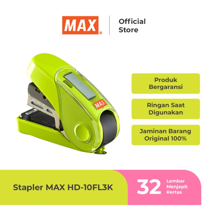 

HOT SALE! Max Stapler HD-10FL3K Light Green