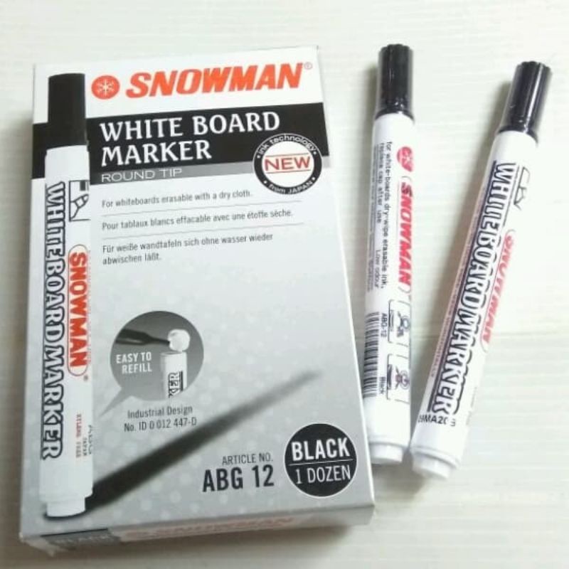 

(12pcs) Spidol Snowman