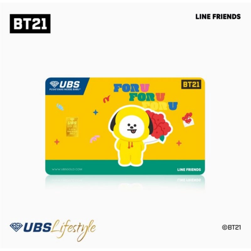 PROMO 2025 IMLEK CNY READY BTS/BT21 TIGER 0.25-0.5 SPESIAL EDITION UBS ORIGINAL 24K FREE