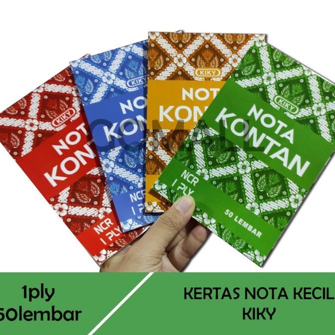 

(10 pcs) NOTA KONTAN macam macam ply untuk mencatat transaksi jual beli