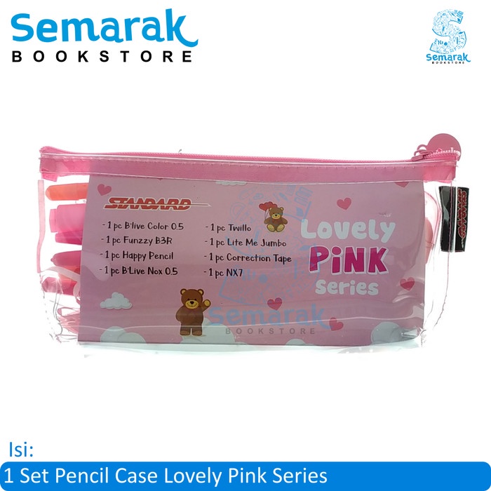 

Paket Alat Tulis Standard Lovely Pink Series [1 Set] Kode 52