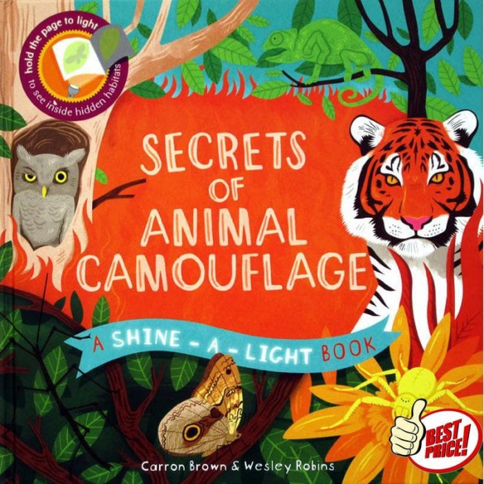 

SHINE-IVY-HC-CAMOU) Secrets of Animal Camouflage A Shine-a-light Book Kode 1331