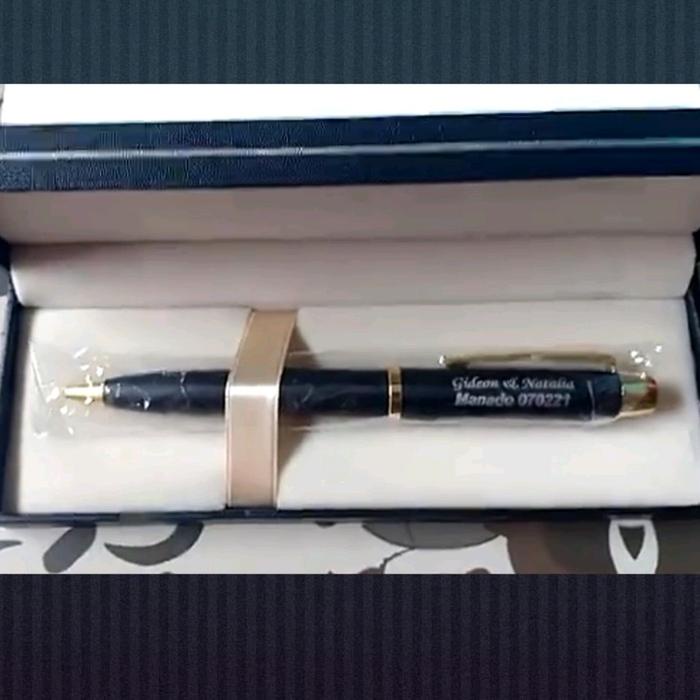 

Bollpoint Model Parker Mewah Gratis BHard Box & Grafir Nama Stationery Alat Tulis Kode 1040