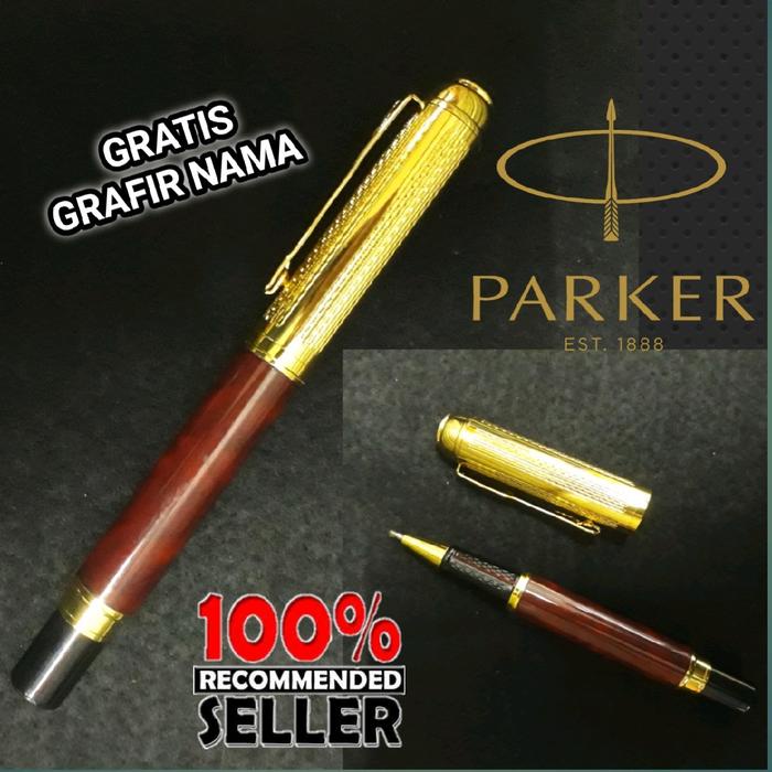 

Bollpoint Mewah Parker Cramic Brown Gratis Box Exlusive Dan Grafir Nama Stationery Alat Tulis Kode