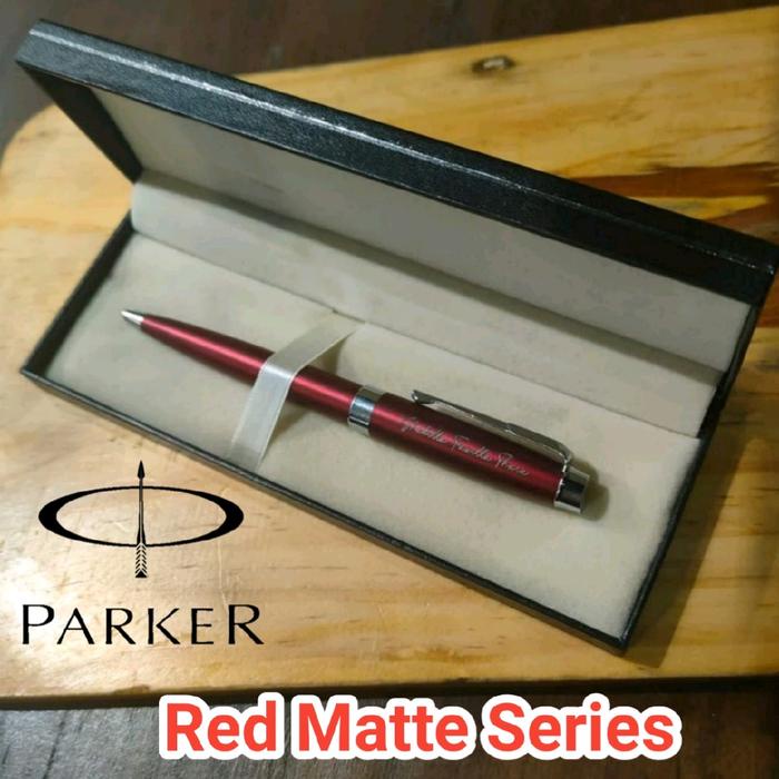 

Bollpoint Model Parker Red Matte Series Exlusive Gratis Grafir Nama Alat Stationery Merah Tulis Kode
