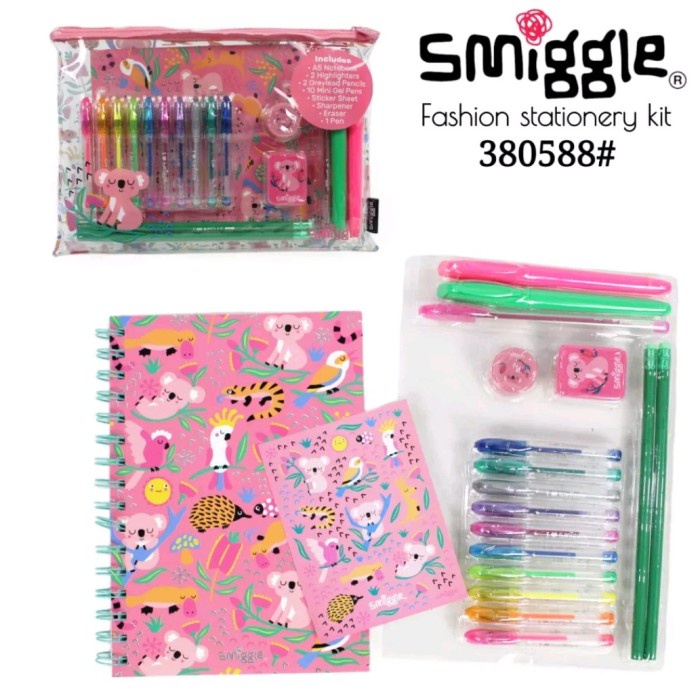 

Smiggle Ori Essential Stationery Set/ paket alat tulis Smiggle/ Gift Kode 333
