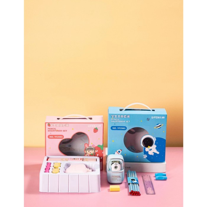 

Study Set / Stationery Set DELI 4 in 1 Terlaris Kode 902