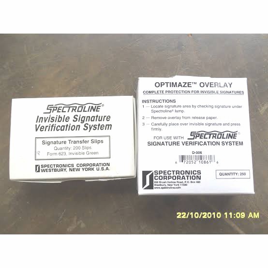 

1 Set Spectroline Overlay Signature Murah Kode 730