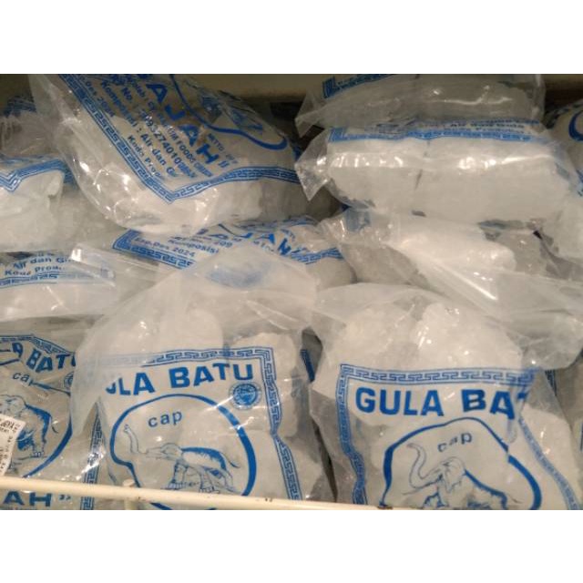 

HJE Gula Batu Putih Cap Gajah 250gr Khas Cirebon