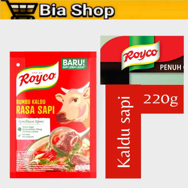 

HJE Royco Bumbu Masak Rasa Kaldu 230 gr