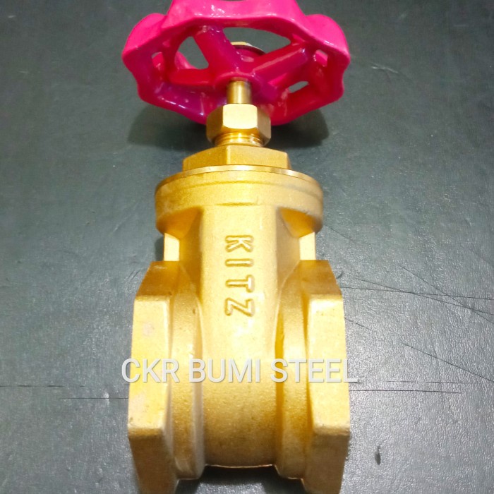 GATE VALVE 2" INCH KUNINGAN / STOP KRAN 2" INCH KUNINGAN (k i t z)