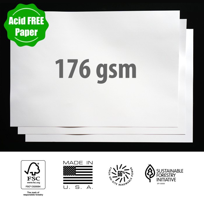 

Kertas Acid Free Finch Fine Bright White 176 gsm - RIM