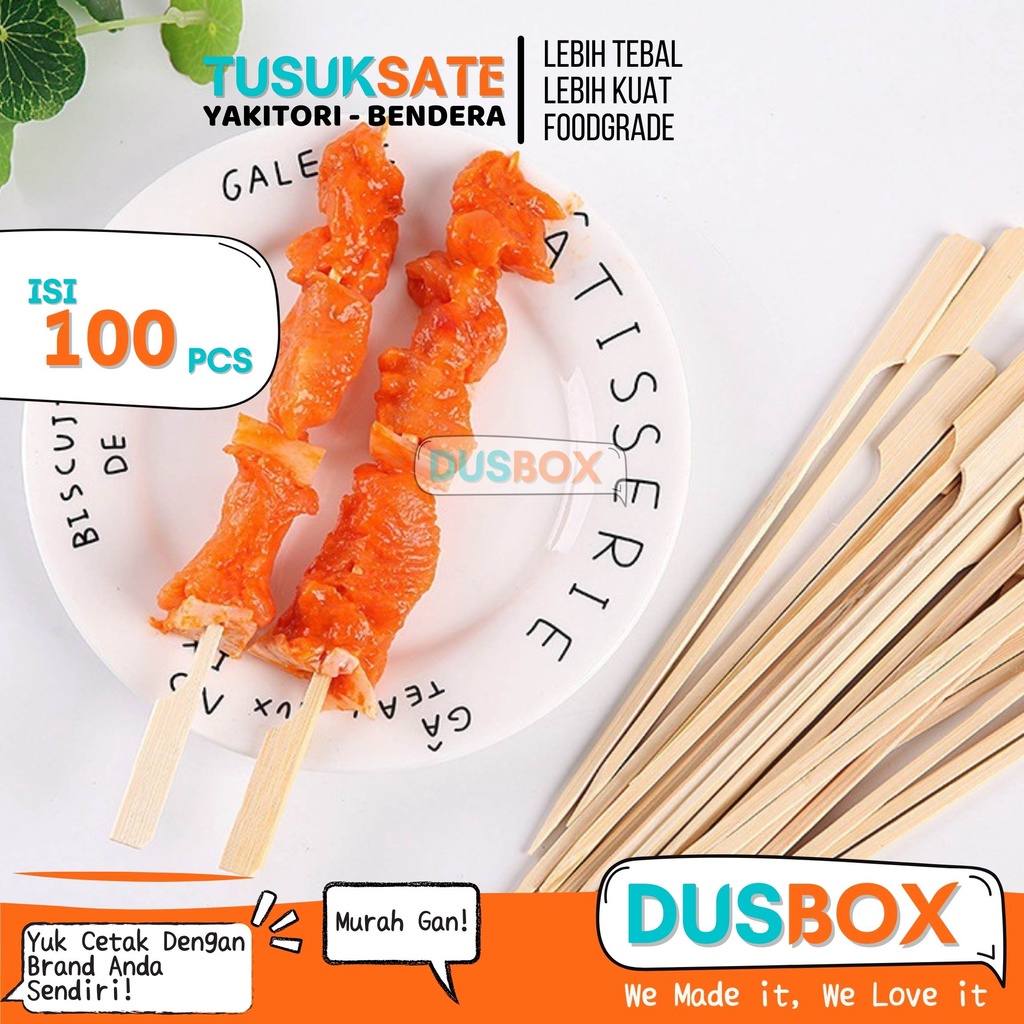 HJE Tusuk Sate Yakitori / Tusuk Sate / Tusuk Yakitori / Tusukan Sate Jepang / Tusuk Sate Panjang /