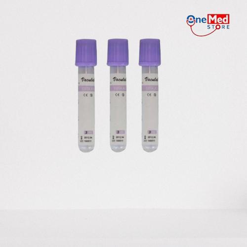 JTTOP" ONELAB - TABUNG DARAH VACULAB EDTA K3 3ML 3CC GLASS ONEMED