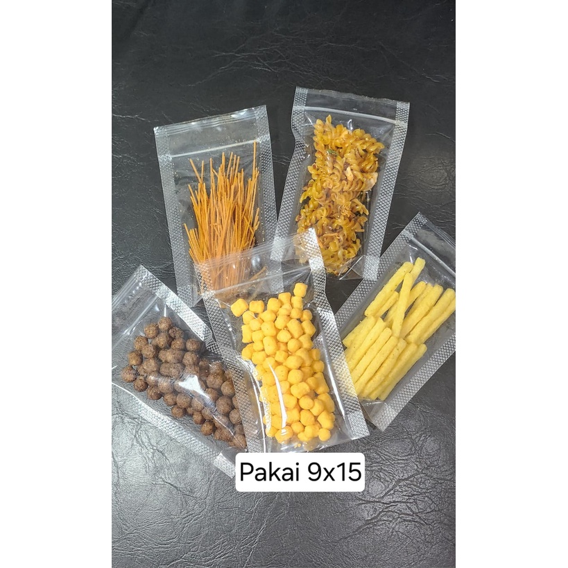 

Plastik Standing Pouch Pegasus 9x15 10x17 Seal Lebar Isi 50 Pcs l Plastik Klip Berdiri Snack