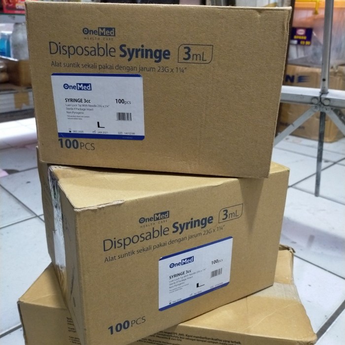 JTTOP" SYRINGE 3CC ONEMED