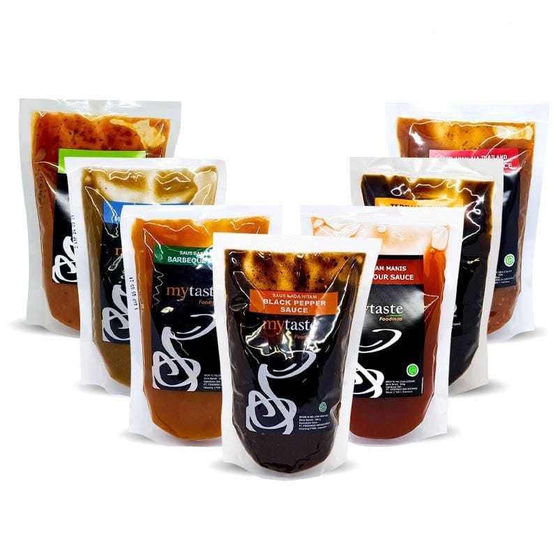 

HJE My Taste Saus Barbeque / Blackpepper / Teriyaki / Bulgogi Saus 500gr. My Taste Saucen For