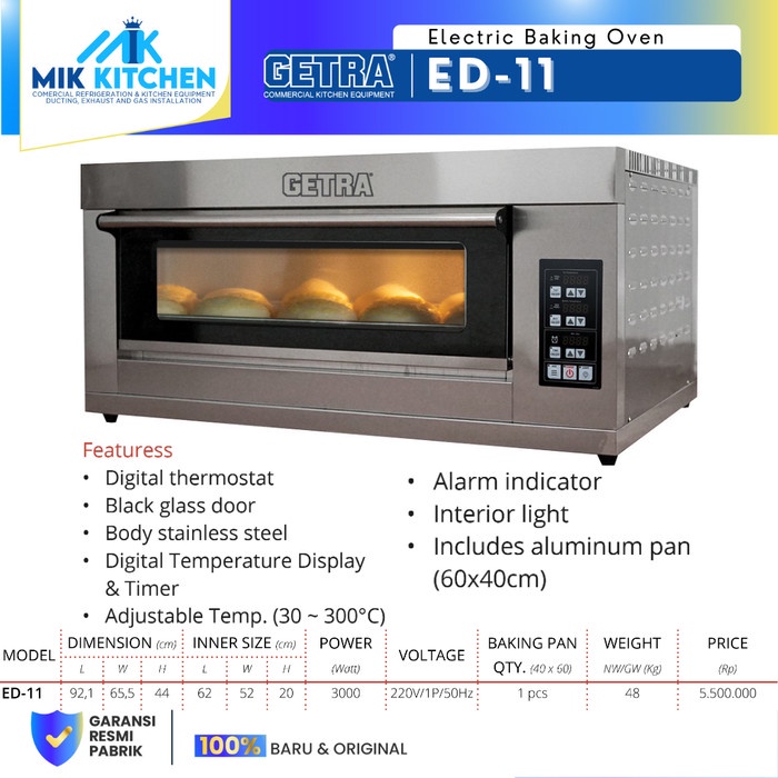Getra ED-11 Oven Listrik