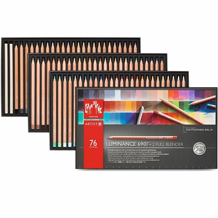 

Caran Dache / D'Ache Luminance 6901 Pensil Warna Color Pencil 20 40 76