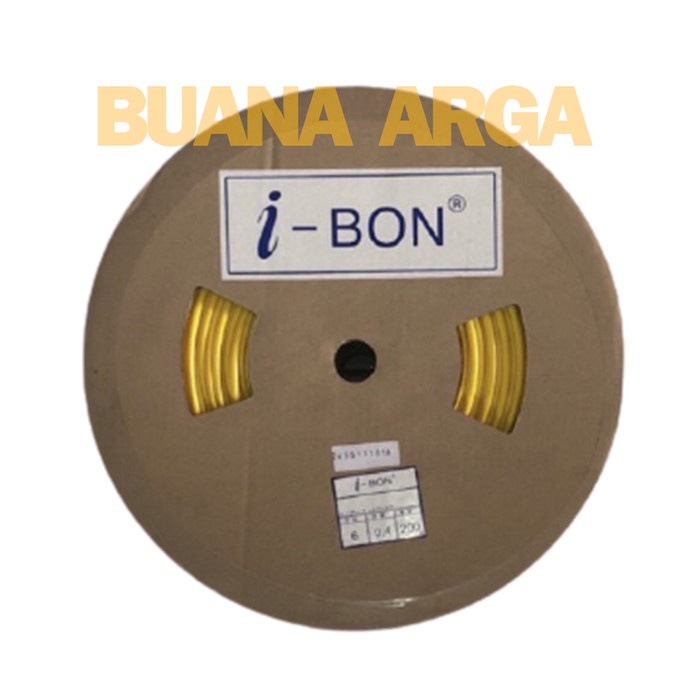 

Marker Tube IBON 6.0 untuk kabel 10mm Hijau / Kuning