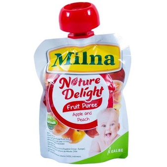 

MILNA NATURE DELIGHT APPLE & PEACH 80 G - RAJA SUSU