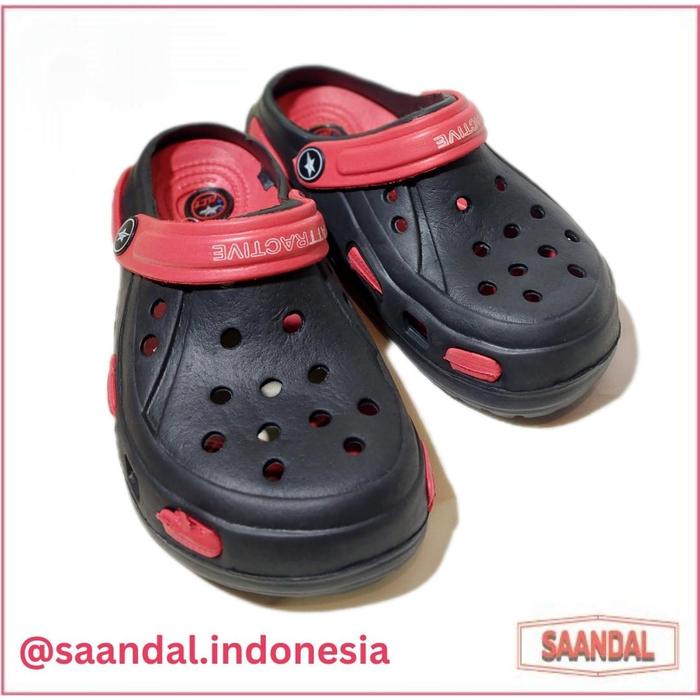 Sandal Baim Anak Laki-Laki Perempuan Kokop Att 5400 Biru Hitam Coklat Karet Sepatu Fashion