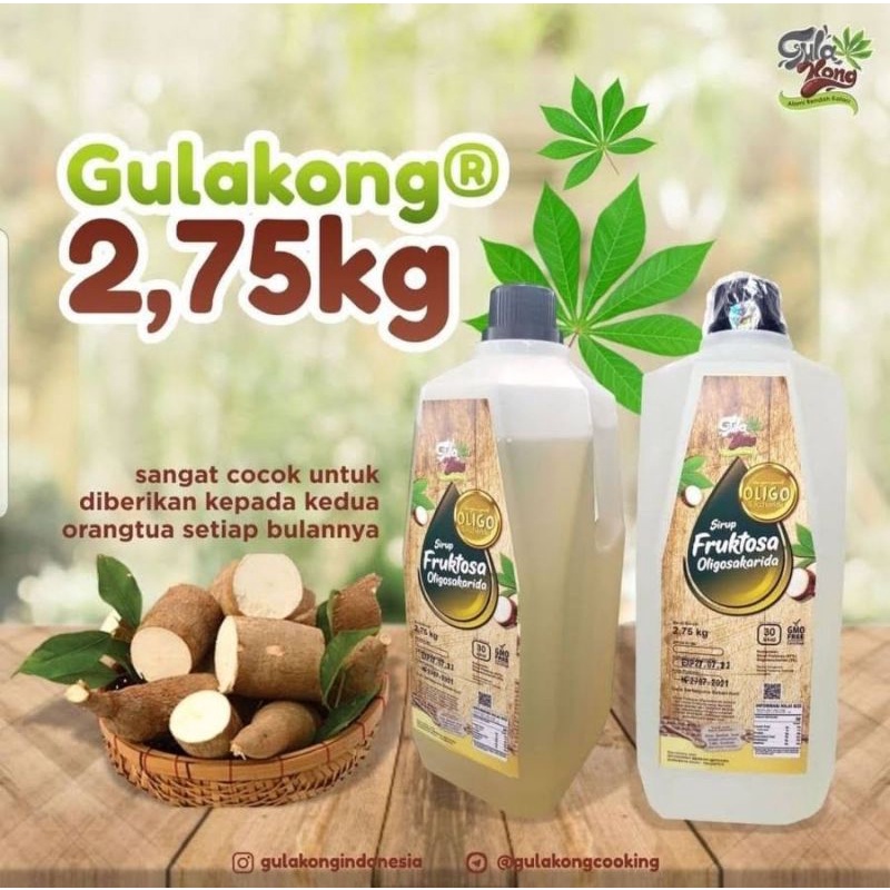 

HJE GULA SEHAT GULA SINGKONG CAIR (GULAKONG) DIABETIC FRIENDLY DIET SEHAT HALAL MUI
