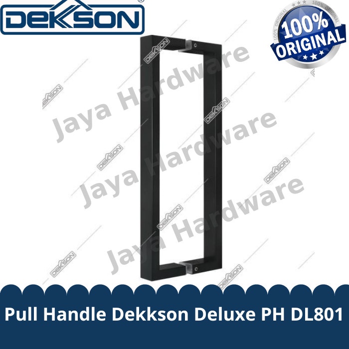 Pull Handle Dekkson SQ PH DL801 40x20x620x600 Matt Black