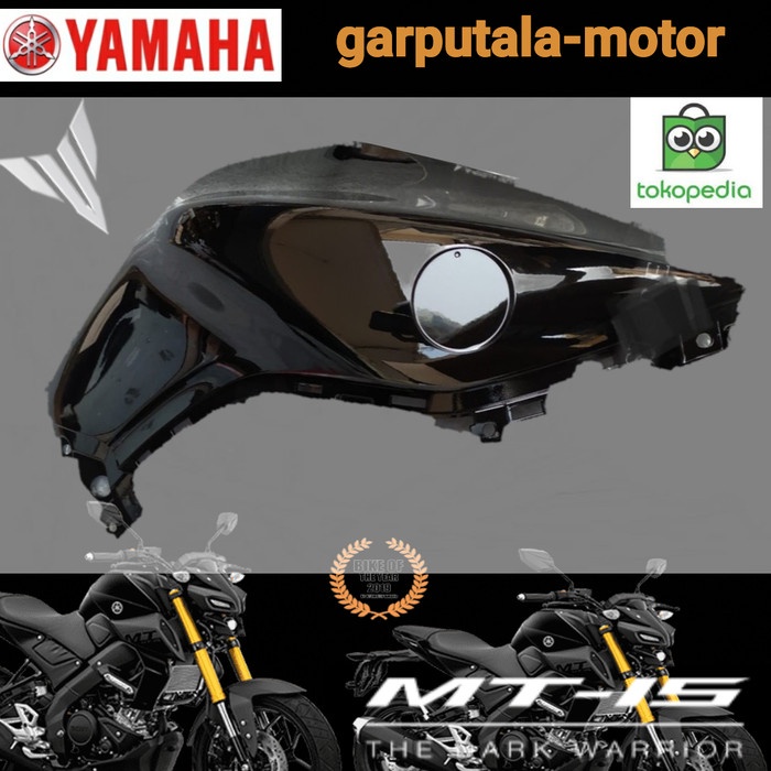 COVER SIDE 2 RIGHT BLACK. B8D-F4139-00-P1 MT15. COVER TANKI KANAN STD Kode 1094