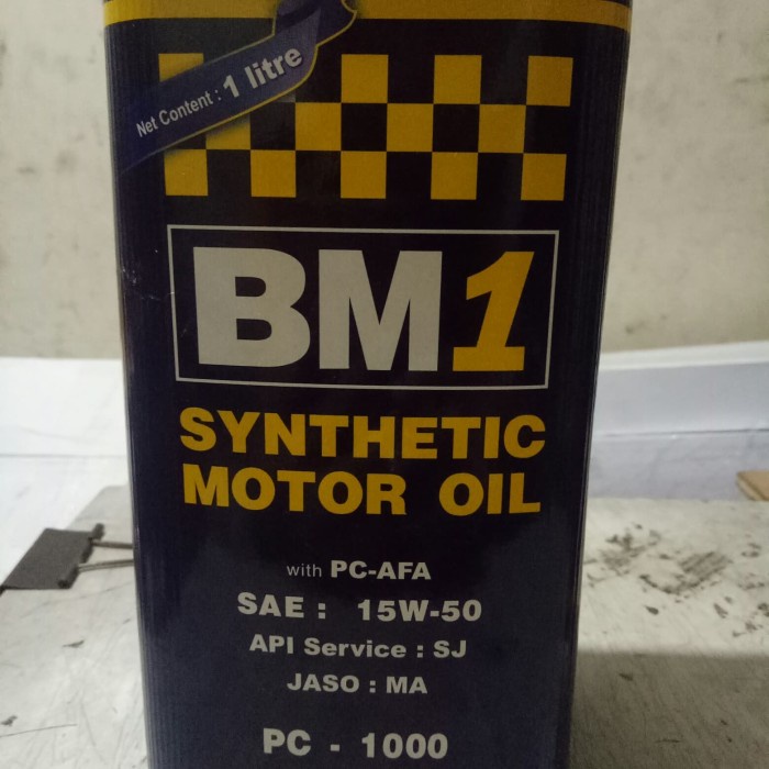 JTTOP" OLI BM1 1L 1 LITER 15W-50 JASO MA API SJ FULL SYNTHETIC