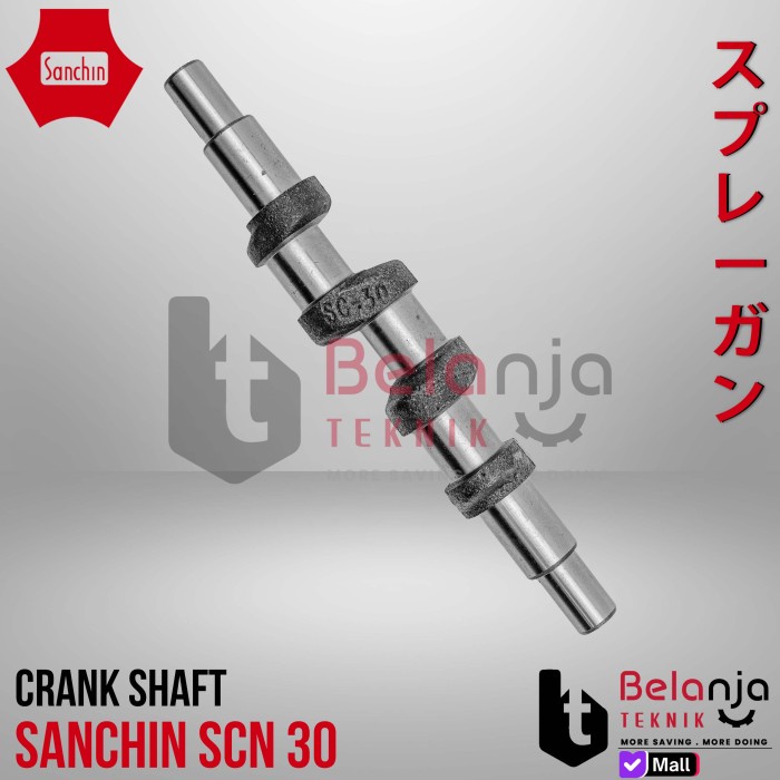 Sanchin Crank Shaft Sc / Scn 30 Kruk As Sanchin Sc / Scn 30 Crankshaft #Gratisongkir