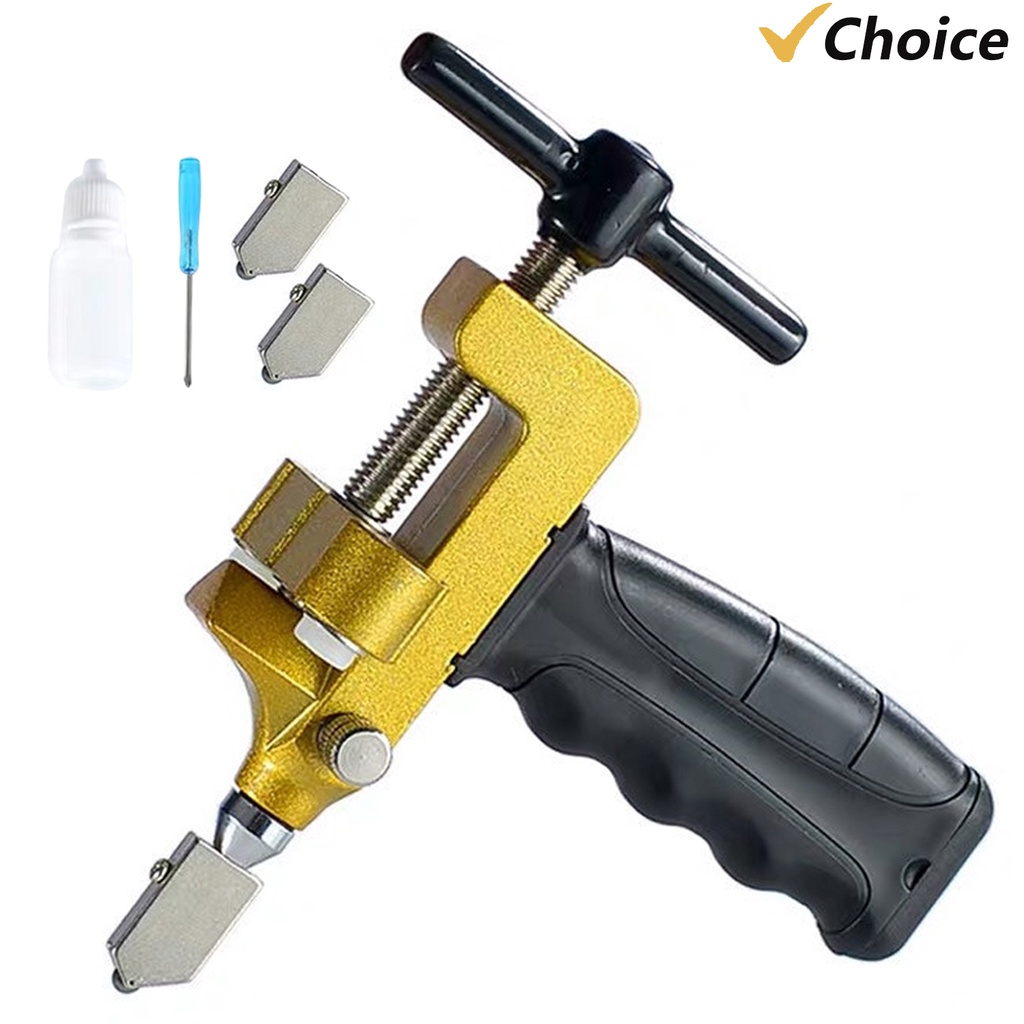 Manual Glass Tile Tile Opener Glass Tile Cutter 6mm Blade HandHeld Replacement Cutter Heads Tile Gla