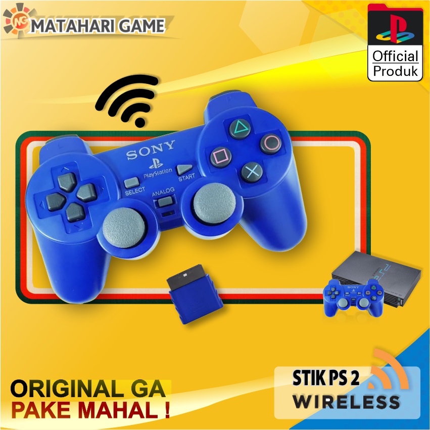 JH8 Stik Stick PS2 Wireless - Stik PS2 Wireless Original SONY Dualshock Getar