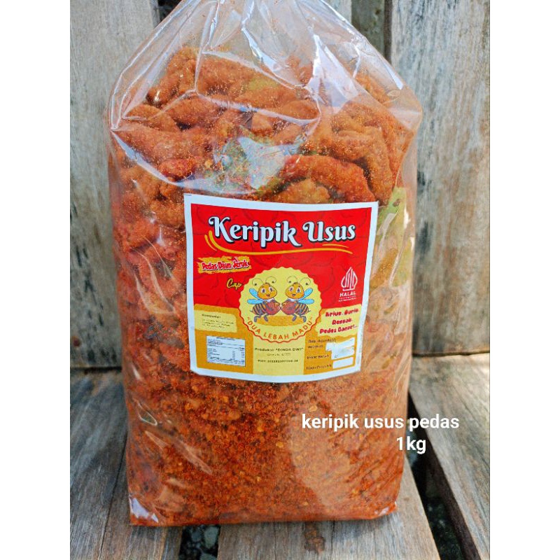 

Camilan keripik usus pedas daun jeruk usus kerispi pedas daun jeruk 1kg