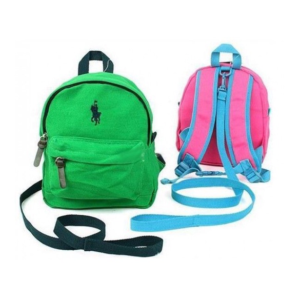 DISKON TAS RANSEL SEKOLAH ANAK TODDLER CANVAS BAG PACK POLO - SMALL MEDIUM