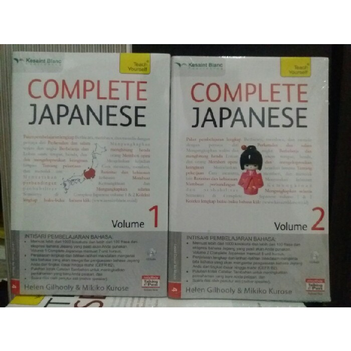 

Buku Bahasa Jepang " Paket Complete Japanese + Cd Audio