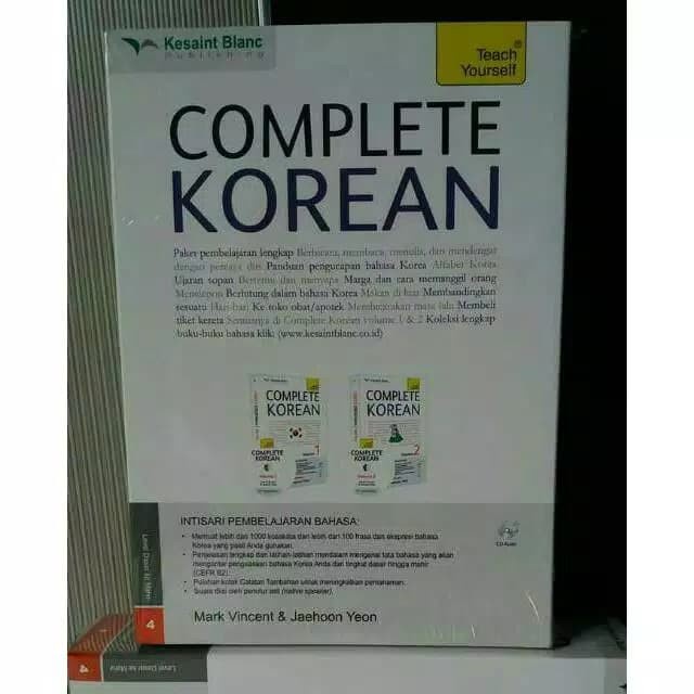 

Buku Bahasa Korea " Paket Complete Korean+ Cd Audio