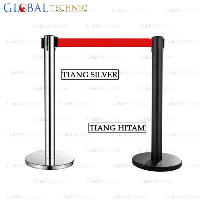 

[tmr] - Standing Barrier Queue Line / Tiang Antrian Stainless Pembatas Jalan