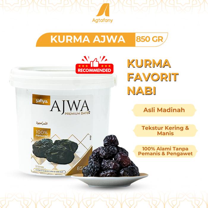

Kurma Ajwa Ember 850 gr Super Kurma Favorit Nabi Asli Madinah Original Oleh-Oleh Haji dan Umroh