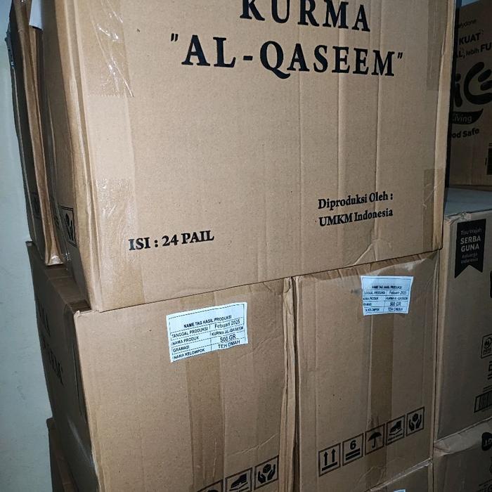 

Paket 1 Dus 24 Ember Kurma Al Qasheem 500gram Exp Des 2026 Kurma Al Qasiim Toples