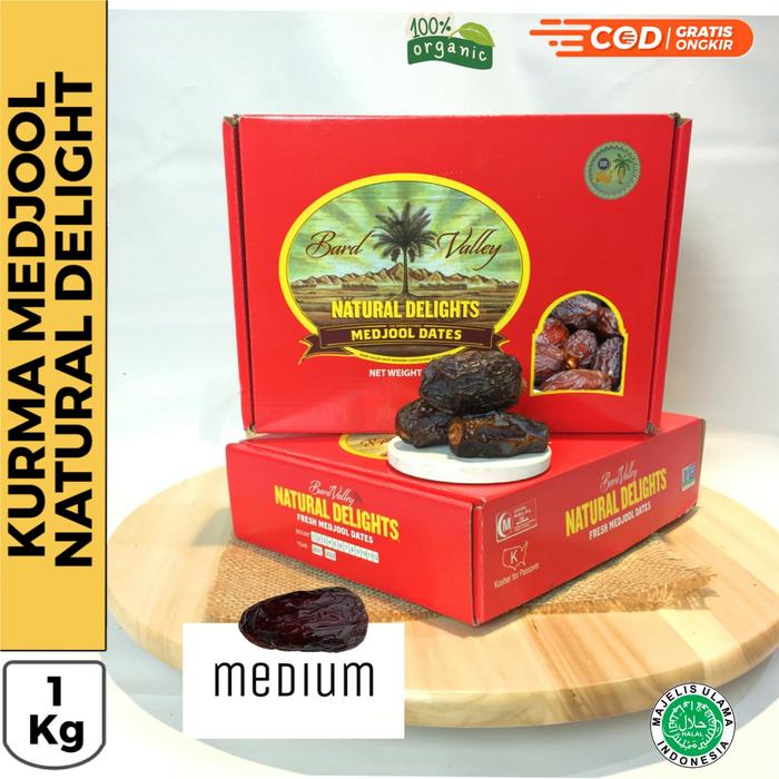 

Kurma medjool Medium 1 kg Natural Delights best quality - kurma elshanum kurma