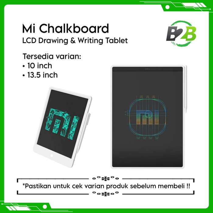

Rms - Mi Mijia Lcd Blackboard 10 & 13.5 Inch Chalkboard Writing Drawing