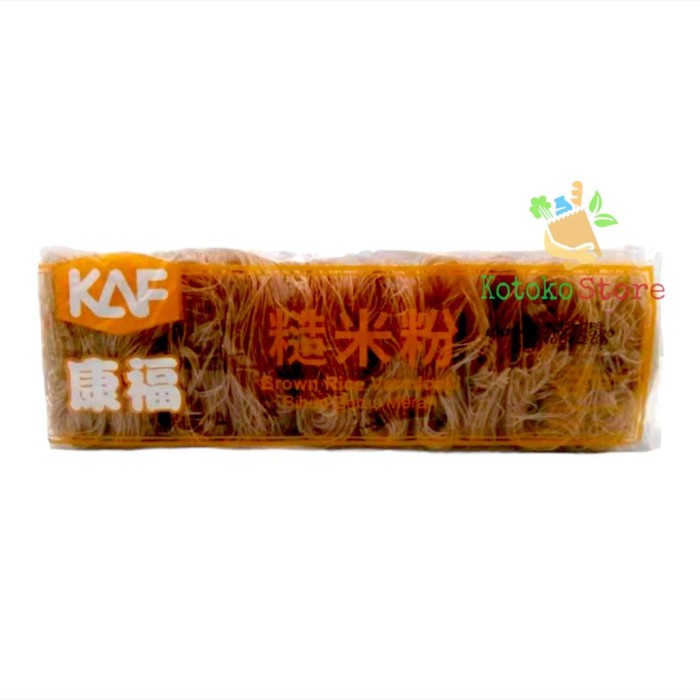 

TERLARIS! KAF Bihun Beras Merah Thailand / KAF Brown Rice Vermicelli 500gr