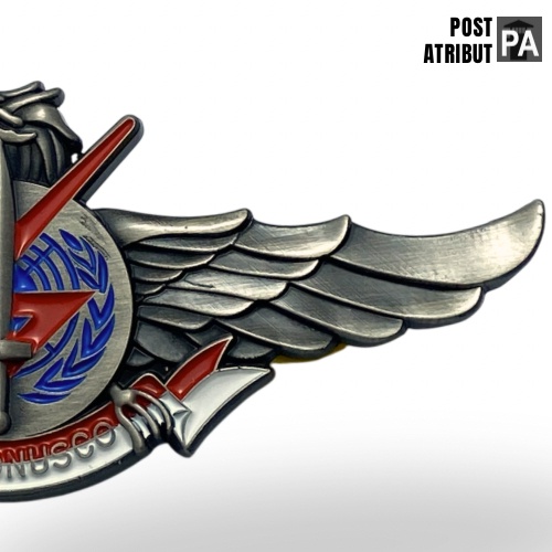 BREVET RDB MONUSCO LUXURY / RDB MONUSCO / Pin Alloy / Pin PBB / Brevet Alloy / United Nation /