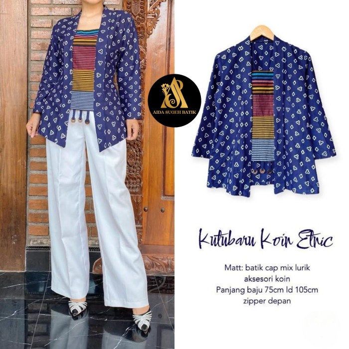 Terlaris Kebaya Kutubaru Koin Cinde Kombinasi Lurik Kebaya Wisuda Hijab Kebaya Kondangan Kebaya Jawa